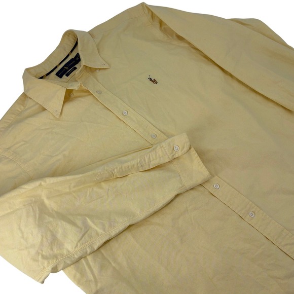 Ralph Lauren Other - Ralph Lauren Button Down Mens XXL Shirt Yellow Classic Fit Oxford Long Sleeve